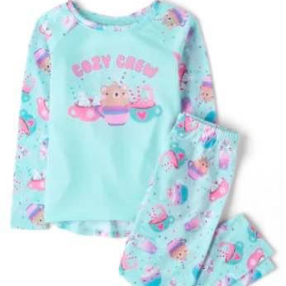 BRAND NEW girl children’s place pyjamas pajamas sleep set size M 7/8